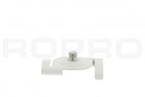 Steel ceilingsystemclip with threaded end M6x6mm