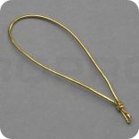 elastic with knot, length 150/300 mm, golden