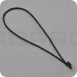 elastic with knot, length 150/300 mm, black