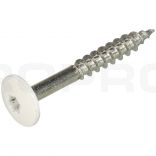 HPL Trespa screw TX20 A2 4.8x32mm RAL9001 Creamwhite