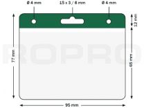ID-kaart houders lange kant open eurogat/groen