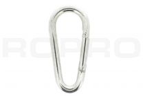 Carabiner egg-shaped 120x11mm galvanized