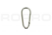 Carabiner egg-shaped 60x6mm stainless steel 316