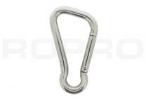 Carabiner pear-shaped 120x11mm stainless steel 316