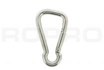 Carabiner pear-shaped 80x8mm stainless steel 316