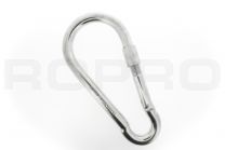 Carabiner screw closure 180x14mm galvanized