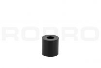 PVC douilles noir 15 x 15 x 6.3 mm