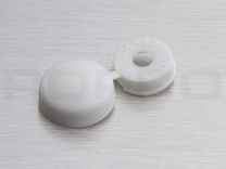 Plastic screw covers Rodykap white