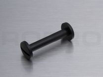 bookscrew nylon black 5 x 30 mm