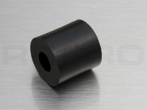 PVC douilles noir 20 x 20 x 8.5 mm