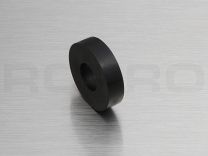 PVC Buche schwarz 20 x 5 x 8.5 mm