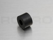 PVC Buche schwarz 15 x 10 x 6.3 mm