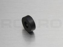 PVC douilles noir 15 x 5 x 6.3 mm