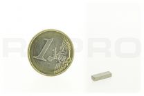 Magneetblok 10x3mm, 2mm dikte, H44