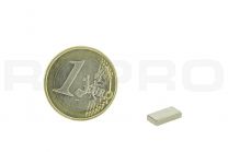 Bloc magnétique 10x5mm, épaisseur 2mm, N35