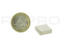 Bloc magnétique 15x15mm, épaisseur 5mm, N45