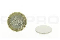 Disques magnétiques diamètre 20mm, épaisseur 1,5mm, N35