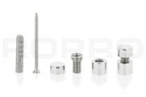 Miniplex+ 9mm chrome, thickness 1-6mm with spacer 8mm