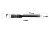 Paper drillbits RT1 6mm x 52mm