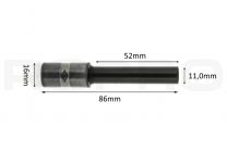 Paper drillbits RT1 11mm x 52mm L