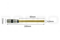 Papierbohrer titanium coating 6mm x 65mm