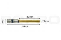 Papierbohrer titanium coating 7mm x 52mm