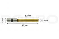 Papierbohrer titanium coating 8mm x 52mm