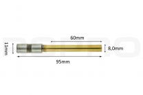 Papierbohrer titanium coating 8mm x 60mm