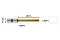 Papierboor titanium coating 8,5mm x 52mm