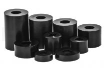 Polyéthylène douilles noir 15x3x10,5mm