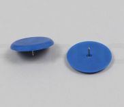 Poster pin kop 15 mm, blauw