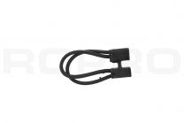 Qfix Spanngummi Stormfix Ecke Schwarz 8x200 mm
