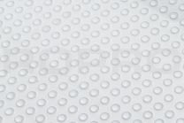 Stootdopjes 6,4mm bol 1,5mm hoog transp. 720pcs
