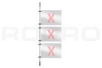 Window presentation rod system extension set 3, 100cm