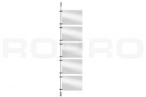 Window presentation rod system 125cm extension set 5