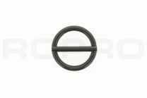 Ronde ring met pin 25x4mm zwart