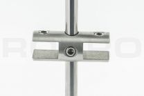 Stainless Steel Rod System clamp double horizontal