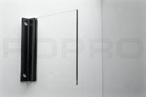Schilderklemme Fahne 297x50x24 Basic schwarz
