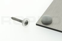 Afdekkapjes Snap Cap 13,2mm Aluminum Tone