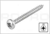 Chipboard screw pan head pozi