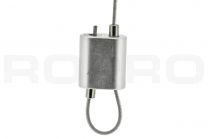 Steel cable loop gripper for 1.2-1.5mm wire nickel pl. small