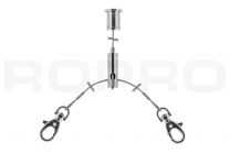 Kit de suspension par câble 8 avec fendeur & 2 mousquetons