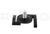 Suspended ceiling clip with M6x12mm black