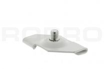 Accroche pour rails de faux plafond avec M6x6mm blanc