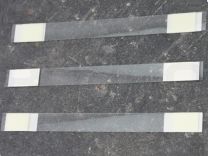 Wiebelaar 150 x 15 mm, recht, beide zijde Foam tape
