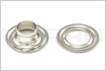 Qfix œillets Classic 12 mm laiton nickelé per 500
