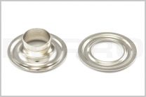 Qfix grommets Budget 12 mm nickel plated brass per 500