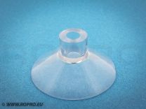 Suction cup Ø 37,5 mm with hole Ø 6 mm, 9 mm deep