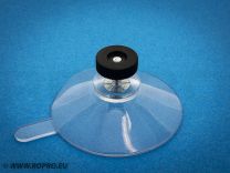 suction cup with lip and black nut 50 mm