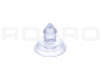 Zuignap Ø 14 mm met knop 6mm, 12 mm hoog